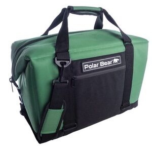 NEW Polar Bear 24 Pack Original Nylon Soft Side Cooler Green